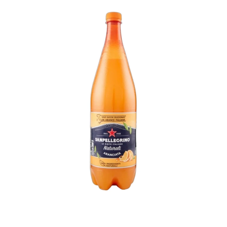 Napój gazowany z sokiem pomarańczowym Aranciata San Pellegrino 1,2L - widok szczegółowy 2