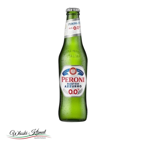 Piwo bezalkoholowe Nastro Azzurro PERONI 330ml - widok z przodu / opakowanie