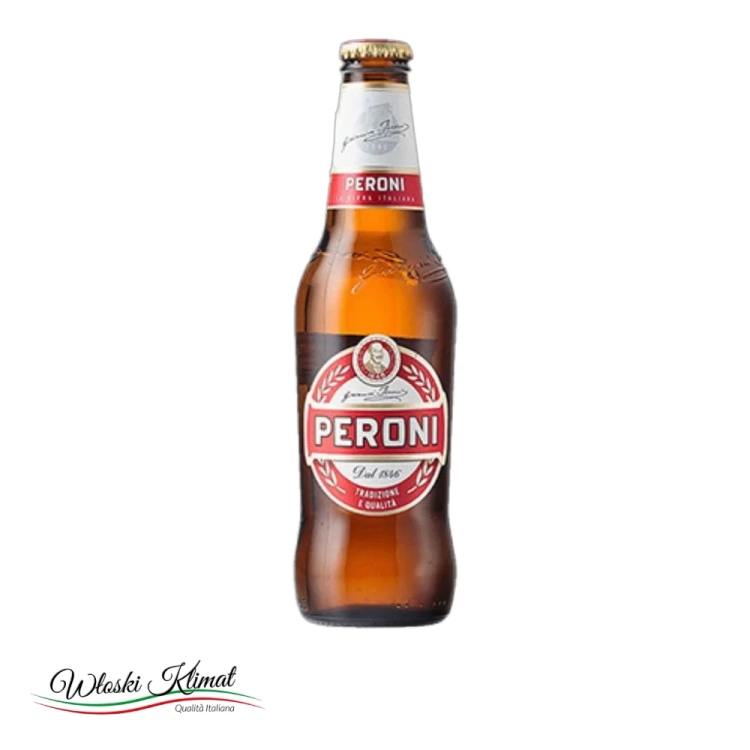 Piwo typu lager Rossa Peroni 330ml - widok z przodu / opakowanie