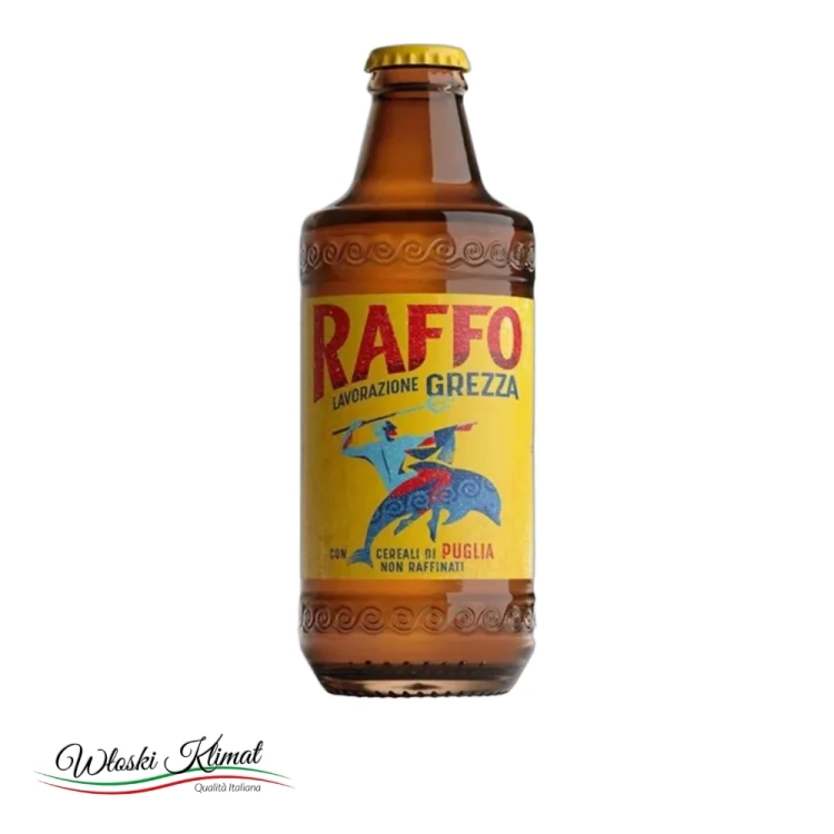 Piwo niefiltrowane Lavorazione Grezza Raffo PERONI 330ml - widok z przodu / opakowanie