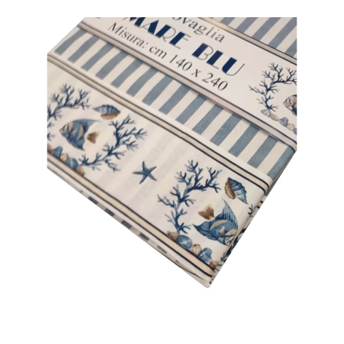 Obrus Mare Blu 100% bawełna 140 x 180 PEZZOLI - widok szczegółowy 2