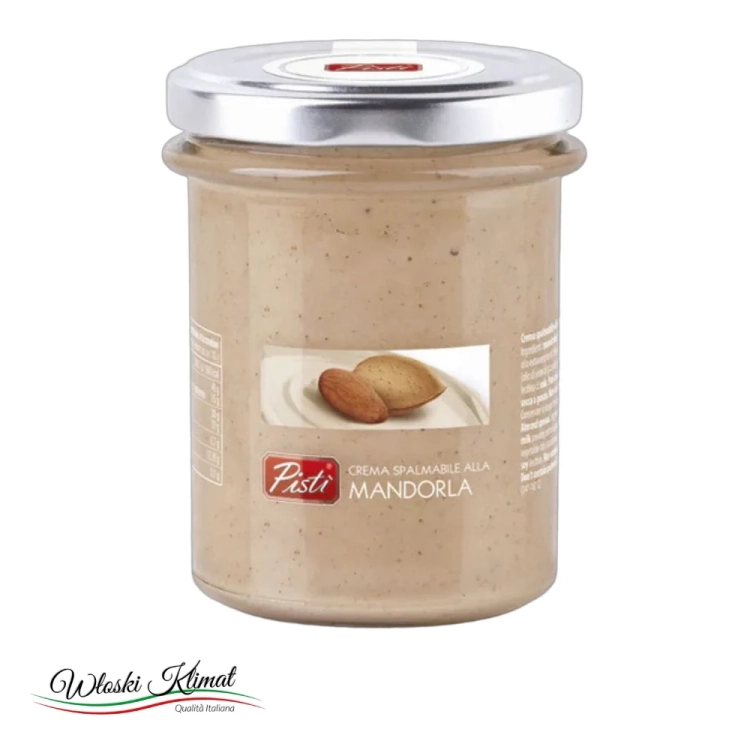 Krem migdałowy do smarowania Mandorla Pisti 200g - widok z przodu / opakowanie
