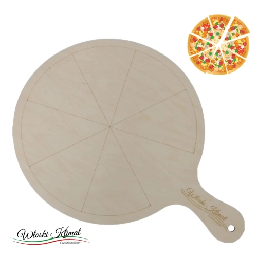 Łopatka do pizzy drewniana - widok szczegółowy 2