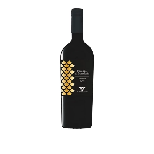 Wino czerwone Primitivo di Manduria Riserva Pumo del Fato 750ml - widok szczegółowy 2