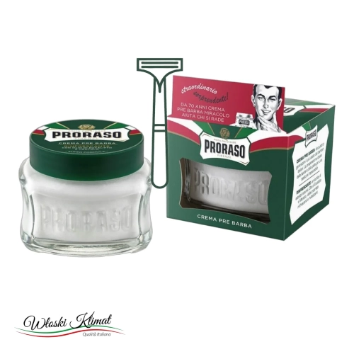 Krem odświeżający zmiękczający zarost  PRORASO 100 ml - widok z przodu / opakowanie