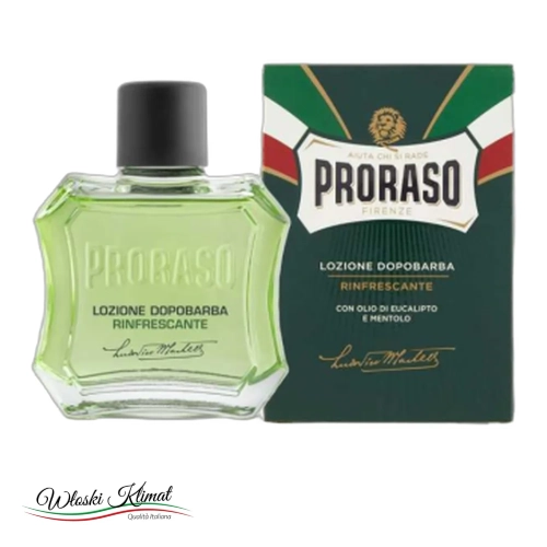 Woda po goleniu odświeżająca Rinfrescante PRORASO 100 ml - widok z przodu / opakowanie