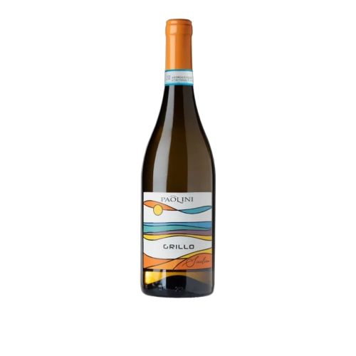 Wino wytrawne białe GRILLO SICILIEN DOC Paolini 750ml - widok szczegółowy 2
