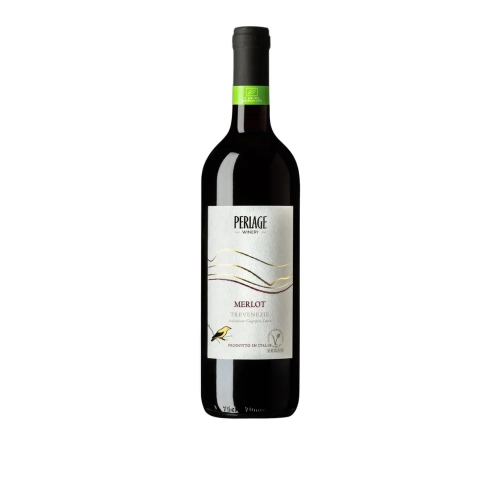 Wino czerwone wytrawne Merlot Trevenezie IGT Bio & Vegan Perlage 750ml - widok szczegółowy 2