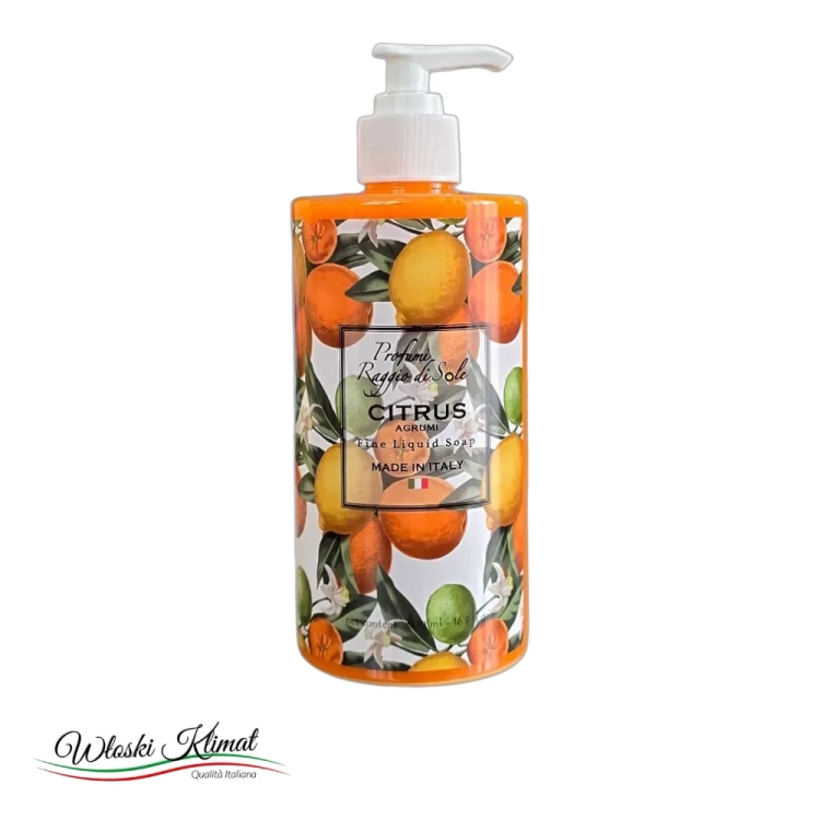 Mydło w płynie Cytrusy Citrus Raggio di Sole 500ml - widok z przodu / opakowanie
