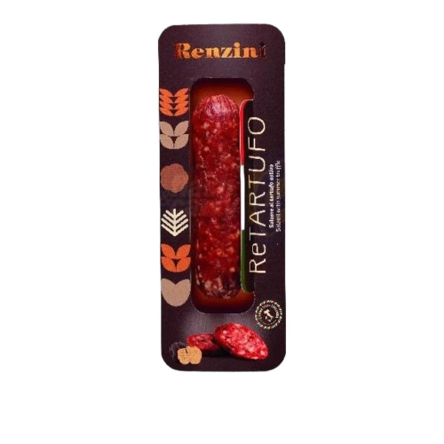 Kiełbasa Salami długodojrzewająca z Dzika i Trufli Cinghiale al Tartufo RENZINI 180g - widok szczegółowy 2