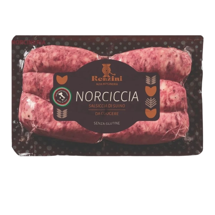 Kiełbasa wieprzowa surowa Salsiccia Norciccia Renzini 300g - widok szczegółowy 2