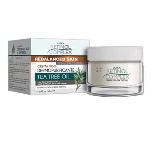 Krem do twarzy oczyszczający Dermopurificante Tea Tree Oil Retinol Complex 50ml - widok szczegółowy 2