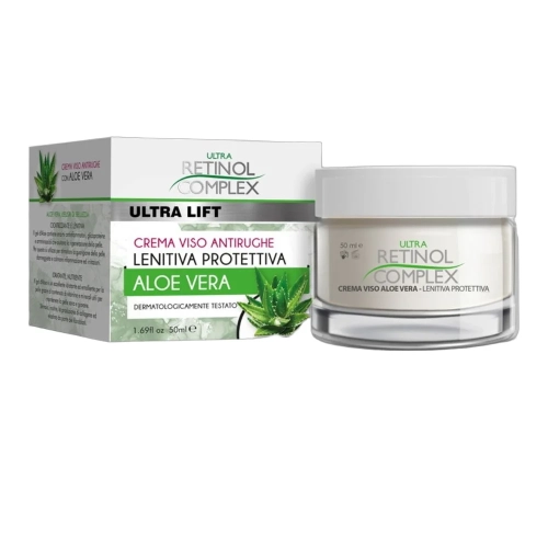 Krem do twarzy przeciwzmarszczkowy Aloesowy  Aloe Vera RETINOL COMPLEX 50ml - widok szczegółowy 2