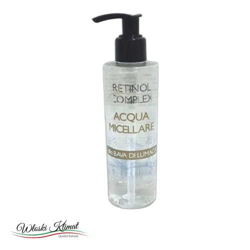 Płyn micelarny Acqua Micellare Bava di Lumaca Retinol Complex 200ml - widok z przodu / opakowanie