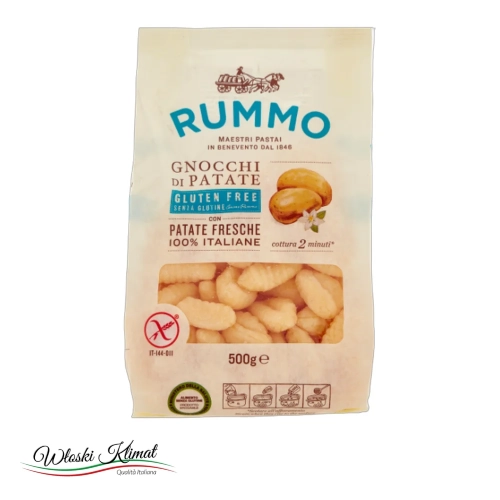 Gnocchi kluski ziemniaczane bez glutenu RUMMO 500g - widok z przodu / opakowanie
