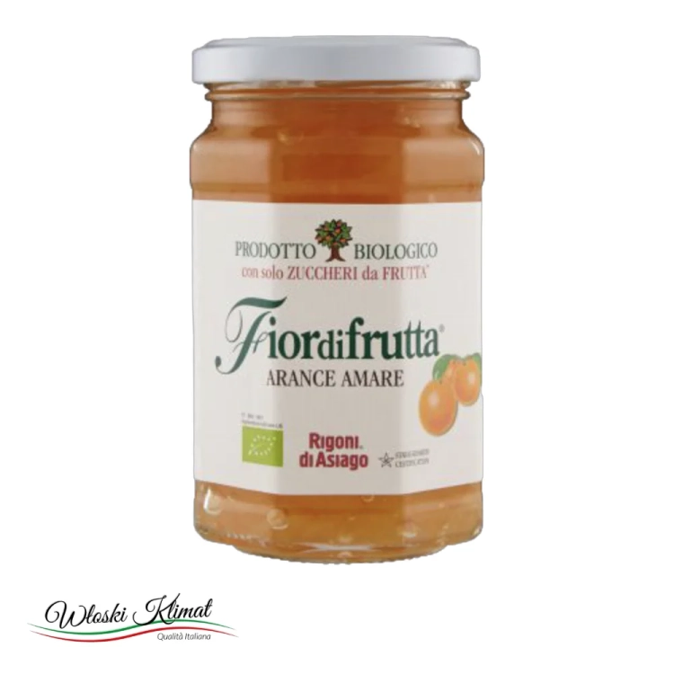 Konfitura z gorzkich pomarańczy Rigoni di Asiago BIO 250 g - widok z przodu / opakowanie