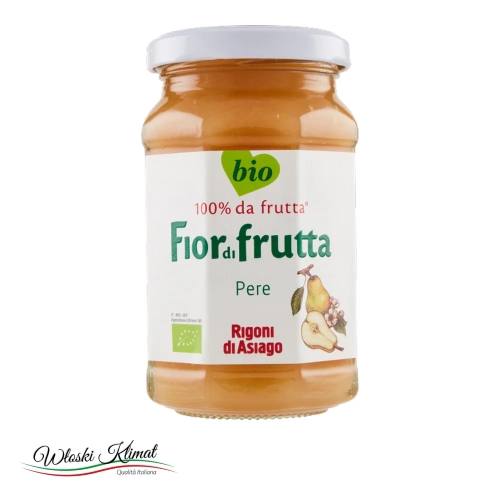 Konfitura z gruszek BIO Pere RIGONI 250g - widok z przodu / opakowanie
