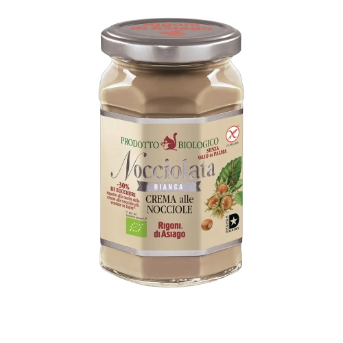 Krem orzechowy Nocciolata Rigoni di Asiago BIANCA BIO 250 g - widok szczegółowy 2