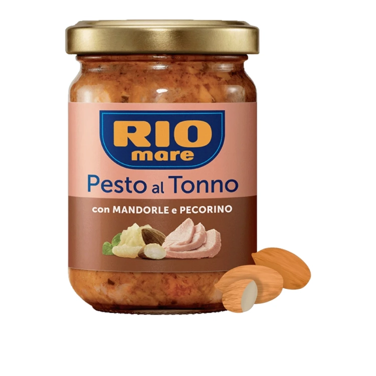 Pesto z tuńczykiem i migdałami RIO Mare 130 g - widok szczegółowy 2