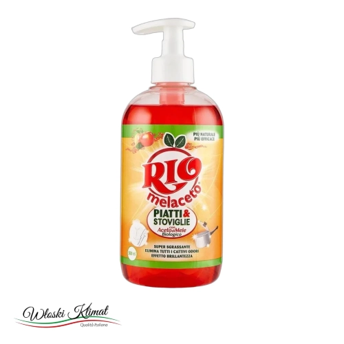 Płyn do mycia naczyń Ocet Jabłkowy Melaceto RIO 500ml - widok z przodu / opakowanie