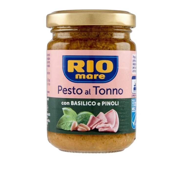 Pesto z tuńczykiem, bazylią i orzeszkami pinii RIO MARE 130g - widok szczegółowy 2
