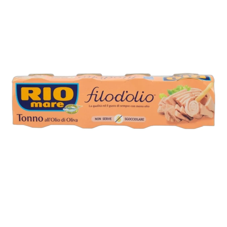 Tuńczyk z małą ilością oliwy Filod'olio 65gx4 RIO MARE 260g - widok szczegółowy 2