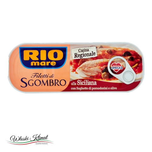 Makrela sycylijska Rio Mare 120 g - widok z przodu / opakowanie