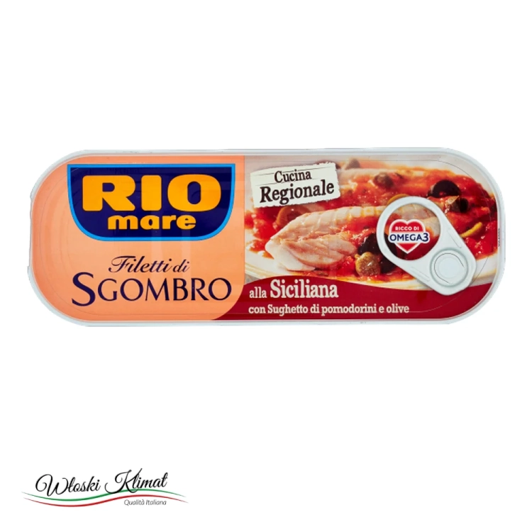 Makrela sycylijska Rio Mare 120 g - widok z przodu / opakowanie