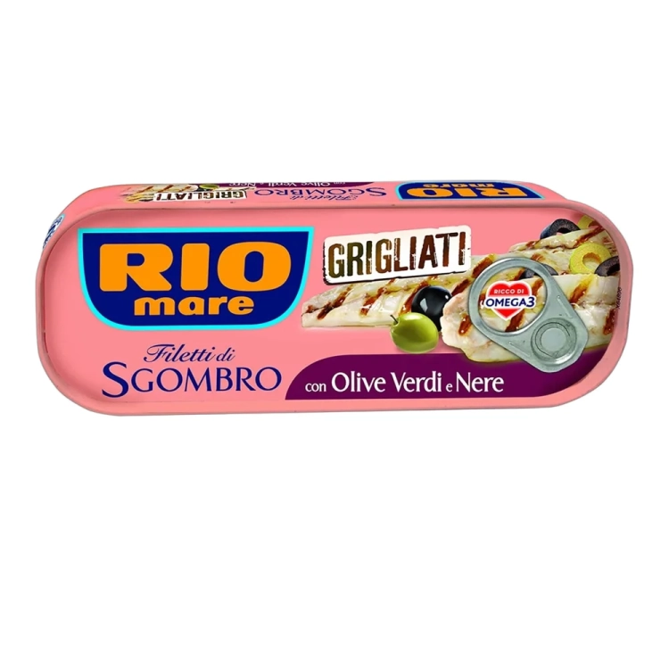 Makrela grillowana z oliwkami Sgombro Grigliato RIO MARE 120g - widok szczegółowy 2