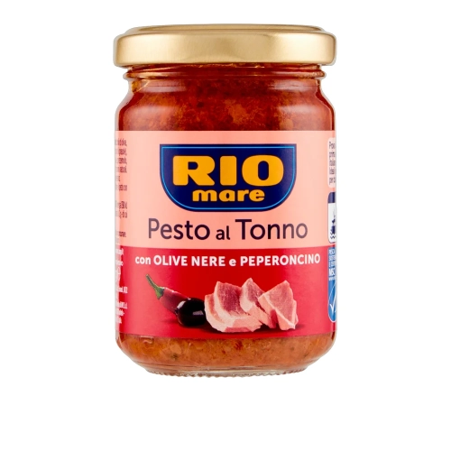 Pesto z tuńczykiem oliwkami i chilli RIO MARE 130g - widok szczegółowy 2