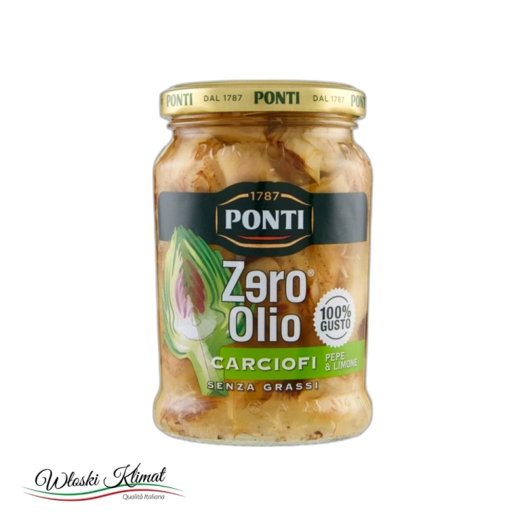 Karczochy bez dodatku oleju Ponti 300g widok 1