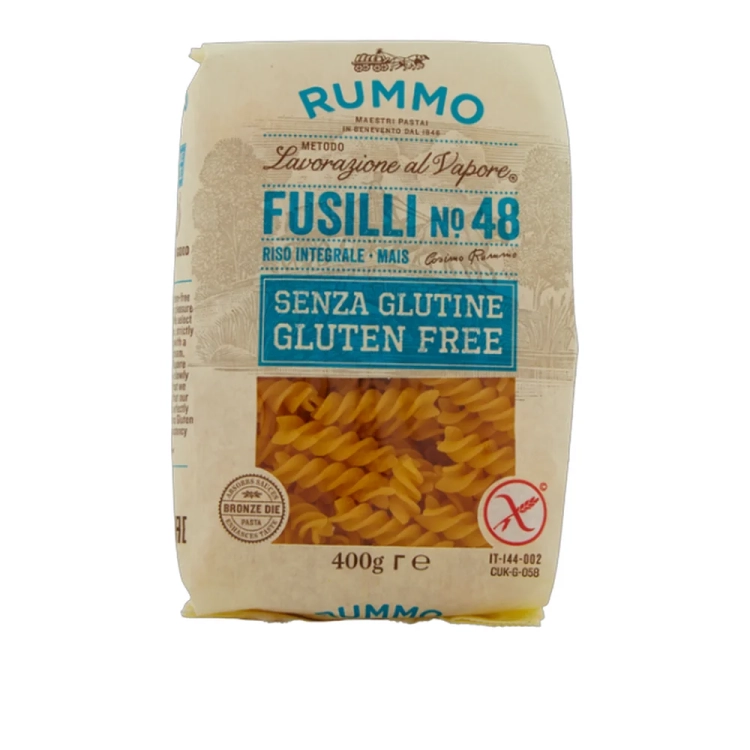 Makaron świderki bez glutenu FUSILLI no.48 RUMMO 400g - widok szczegółowy 2
