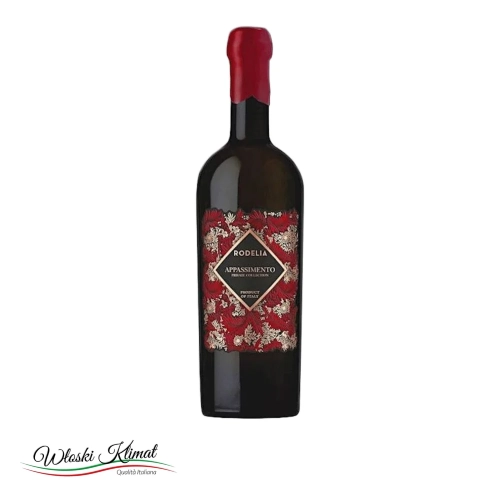Wino czerwone Appassimento Rosso IGT Puglia Rodello 750ml - widok z przodu / opakowanie