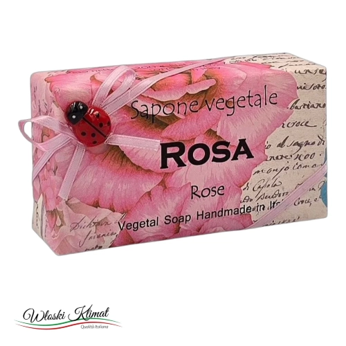 Mydło roślinne Róża Rosa Etienne 200g - widok z przodu / opakowanie