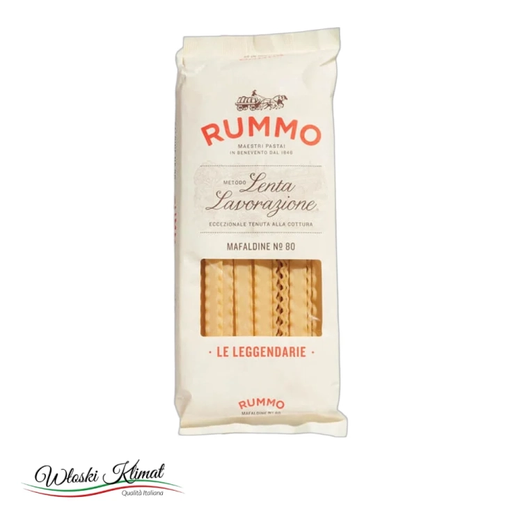 Makaron RUMMO MAFALDINE 80  500G - widok z przodu / opakowanie