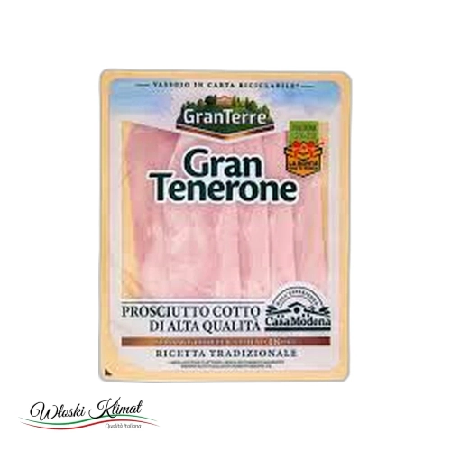 Szynka gotowana Prosciutto Cotto Alta Qualita Gran Tenerone Gran Terre 110g widok 1