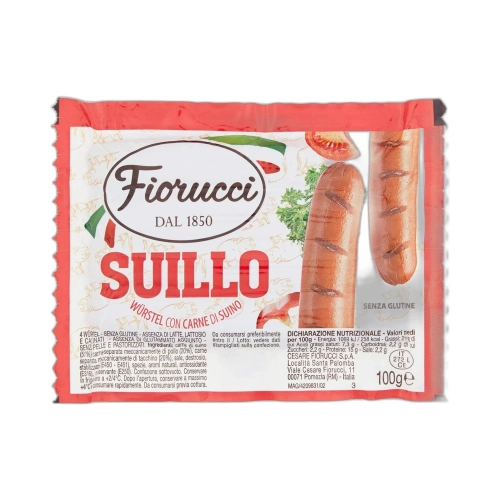 Parówki z mięsem wieprzowym Suillo Wurstel Fiorucci 100g  widok 2