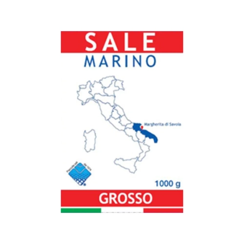 Sól morska gruboziarnista Sale Marino grosso 1 kg - widok szczegółowy 2