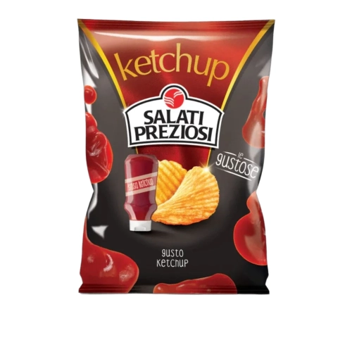 Chipsy o smaku ketchupu SALATI PREZIOSI 110g - widok szczegółowy 2