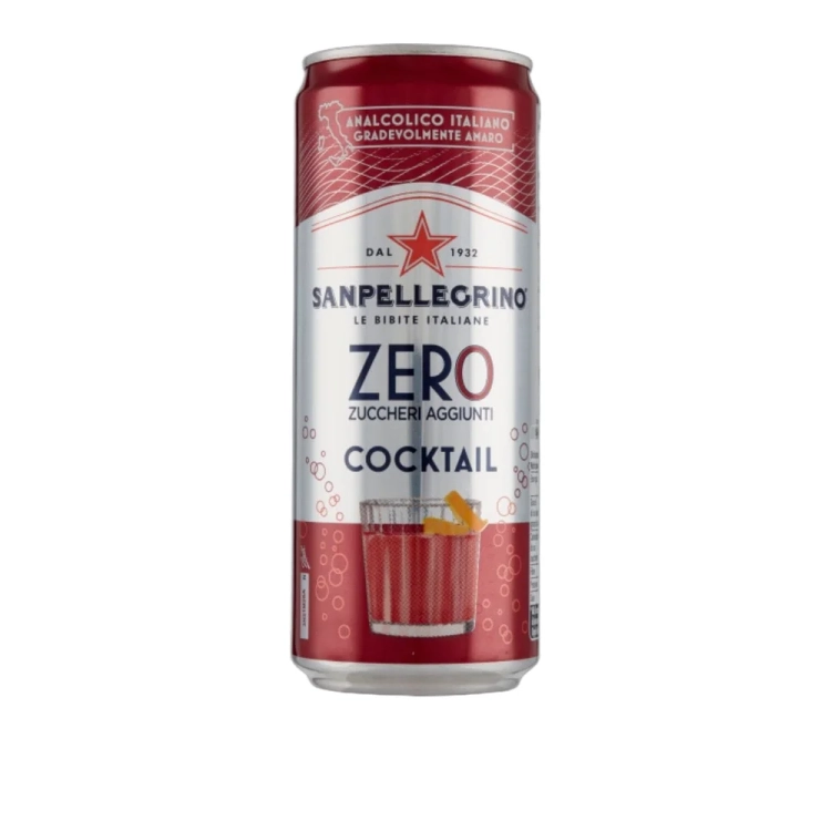 Napój gazowany Cocktail Zero San Pellegrino 330ml - widok szczegółowy 2