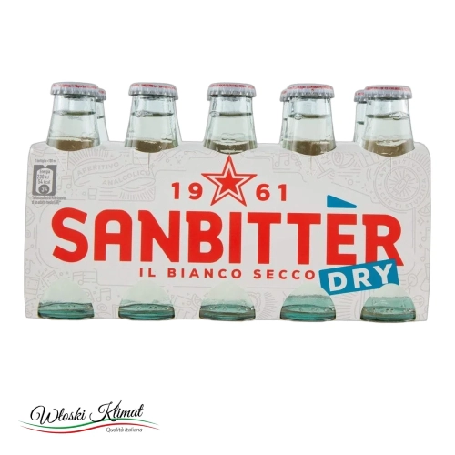 Napój bezalkoholowy Sanbitter Bianco SAN PELLEGRINO 10X100ml - widok z przodu / opakowanie