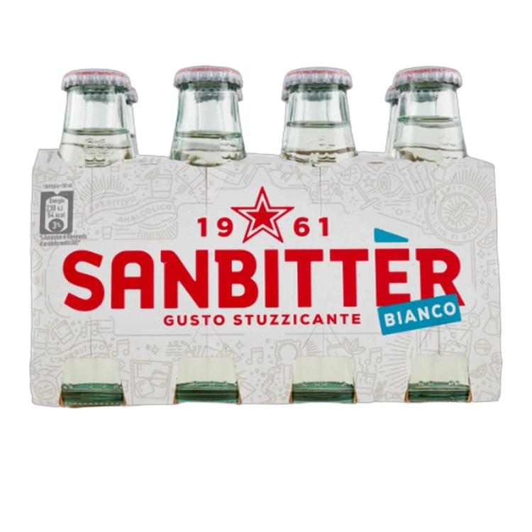 Napój bezalkoholowy SANBITTER BIANCO 8X100ml - widok szczegółowy 2