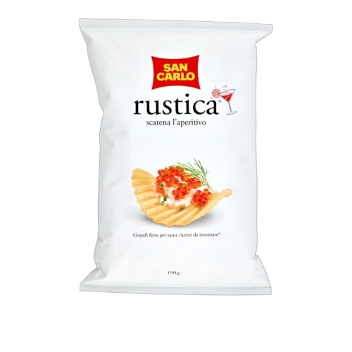 Chipsy karbowane Rustica SAN CARLO 190g - widok szczegółowy 2