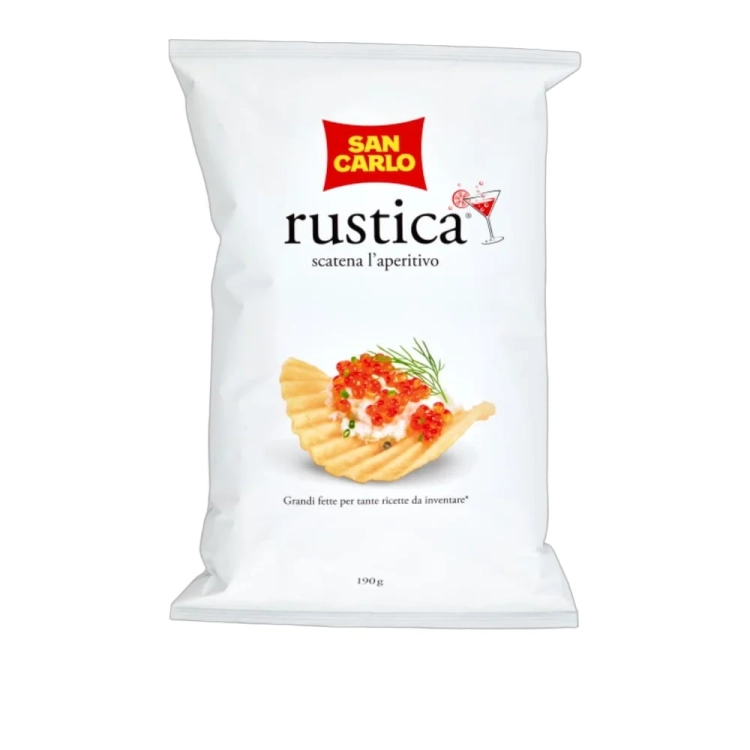Chipsy karbowane Rustica SAN CARLO 190g - widok szczegółowy 2