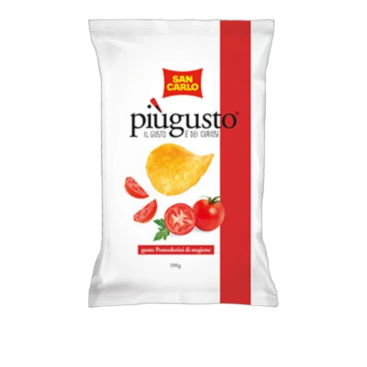 Chipsy o smaku pomidorowym Pomodorini di stagione SAN CARLO 150g - widok szczegółowy 2