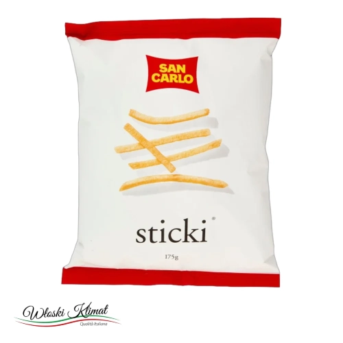 Chipsy Sticki SAN CARLO 175g - widok z przodu / opakowanie