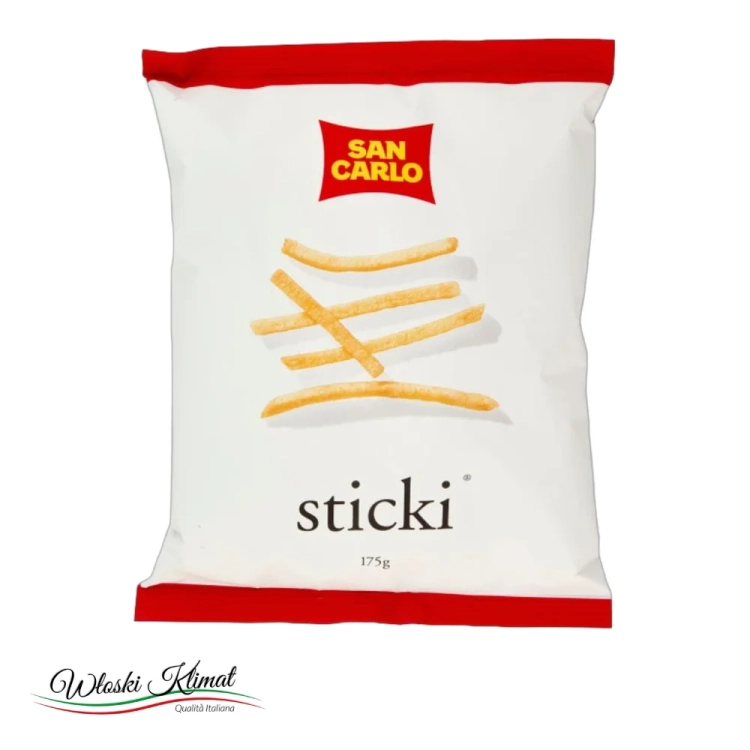 Chipsy Sticki SAN CARLO 175g - widok z przodu / opakowanie