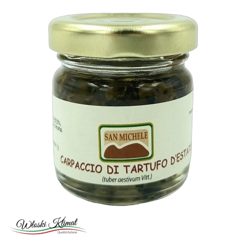 Carpaccio z trufli San Michele 40 g - widok z przodu / opakowanie