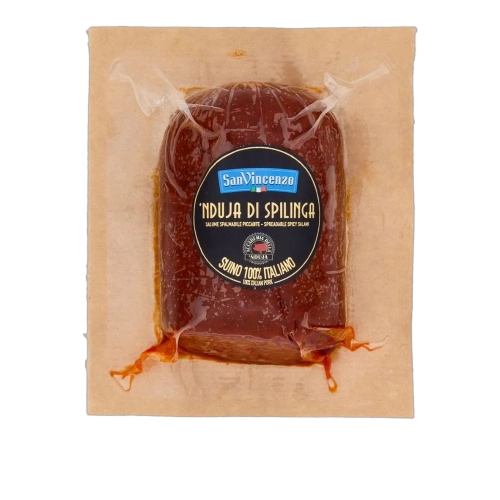Kiełbasa pikantna do smarowania Nduja di Spilinda San Vincenzo 200g - widok szczegółowy 2