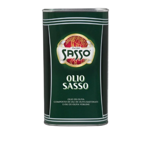 Oliwa z oliwek w metalowej bańce SASSO 1L - widok szczegółowy 2